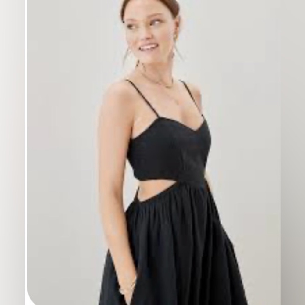 AMERICAN EAGLE | AE Sunset midi dress. Black. Size XS